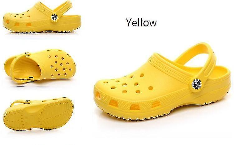 Unisex En Clogs Shoes *chyi Yellow 43*44