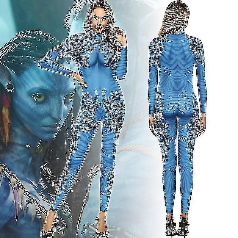 DUqi Avatar The Way Of Water Alien   3d Jumpsuit Women Avatar L