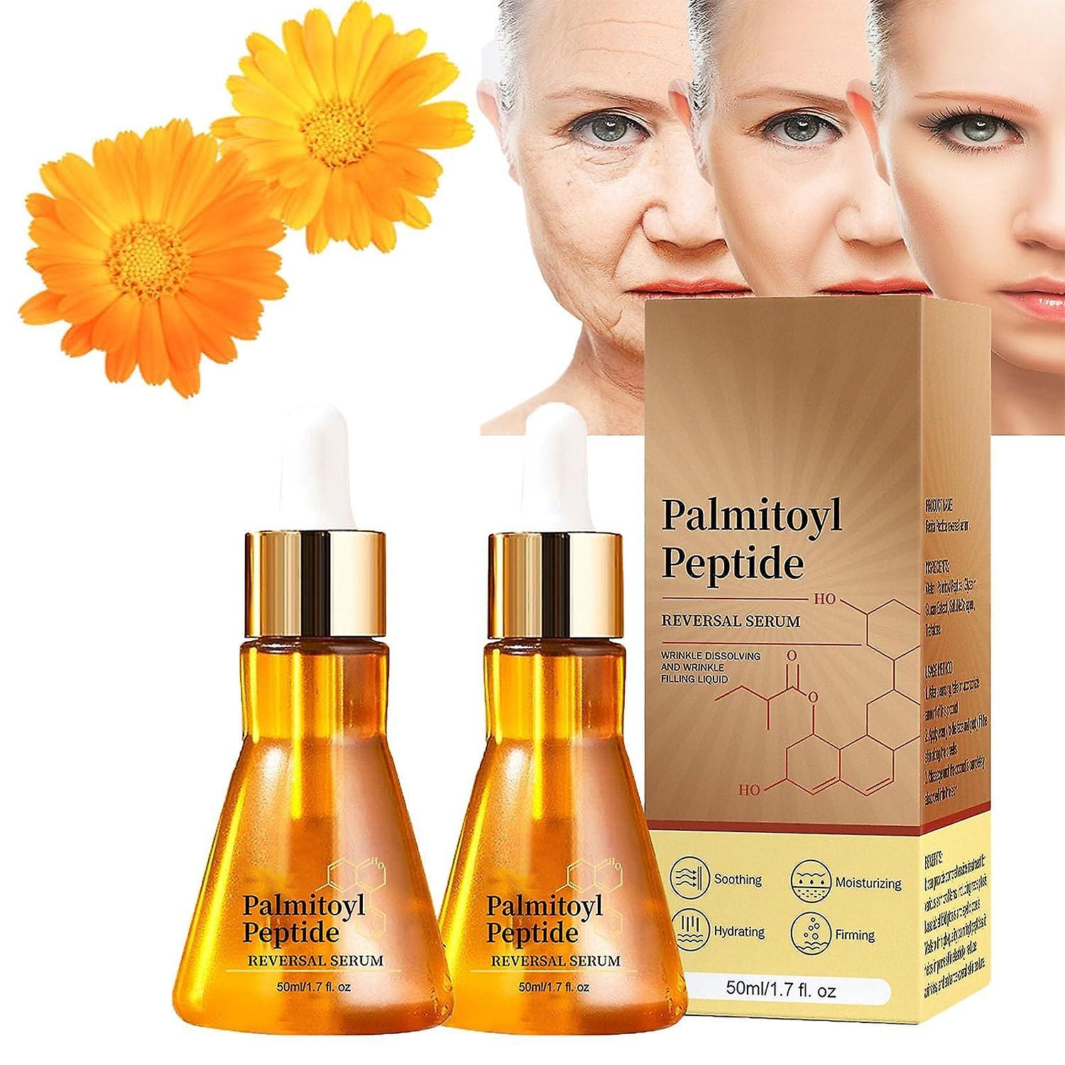 Frusde Revitapeptide Reversal Serum, Palmitoyl Peptide Reversal Serum, Collagen Boost Serum, Anti-Ageing Face Serum 2pcs