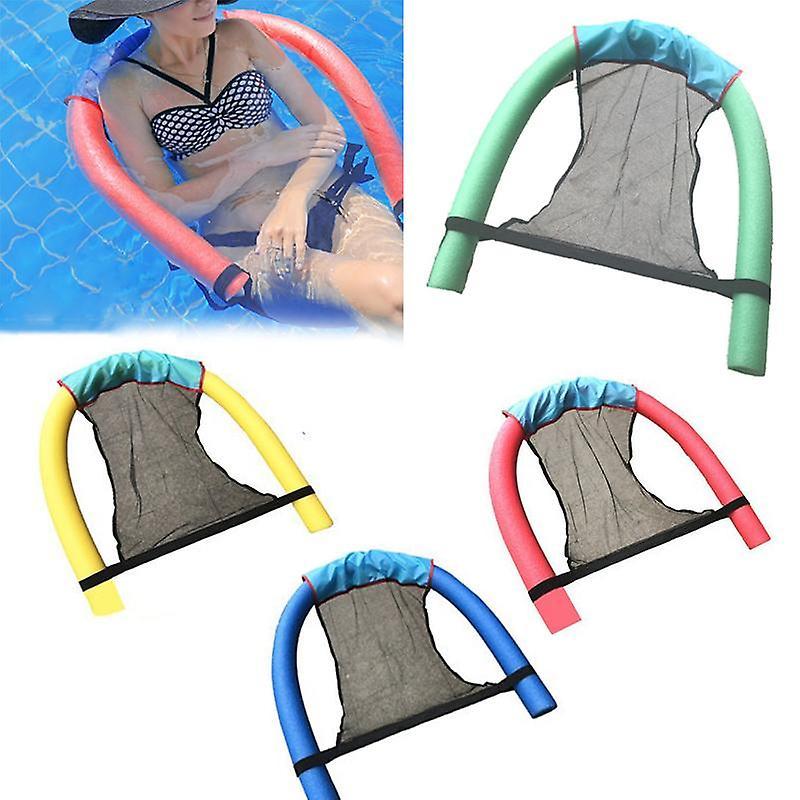 Preferred Swimming Pool Mat Inflatable Floating Ring Hammock Mattress Float Lounger Toys Chair Blue