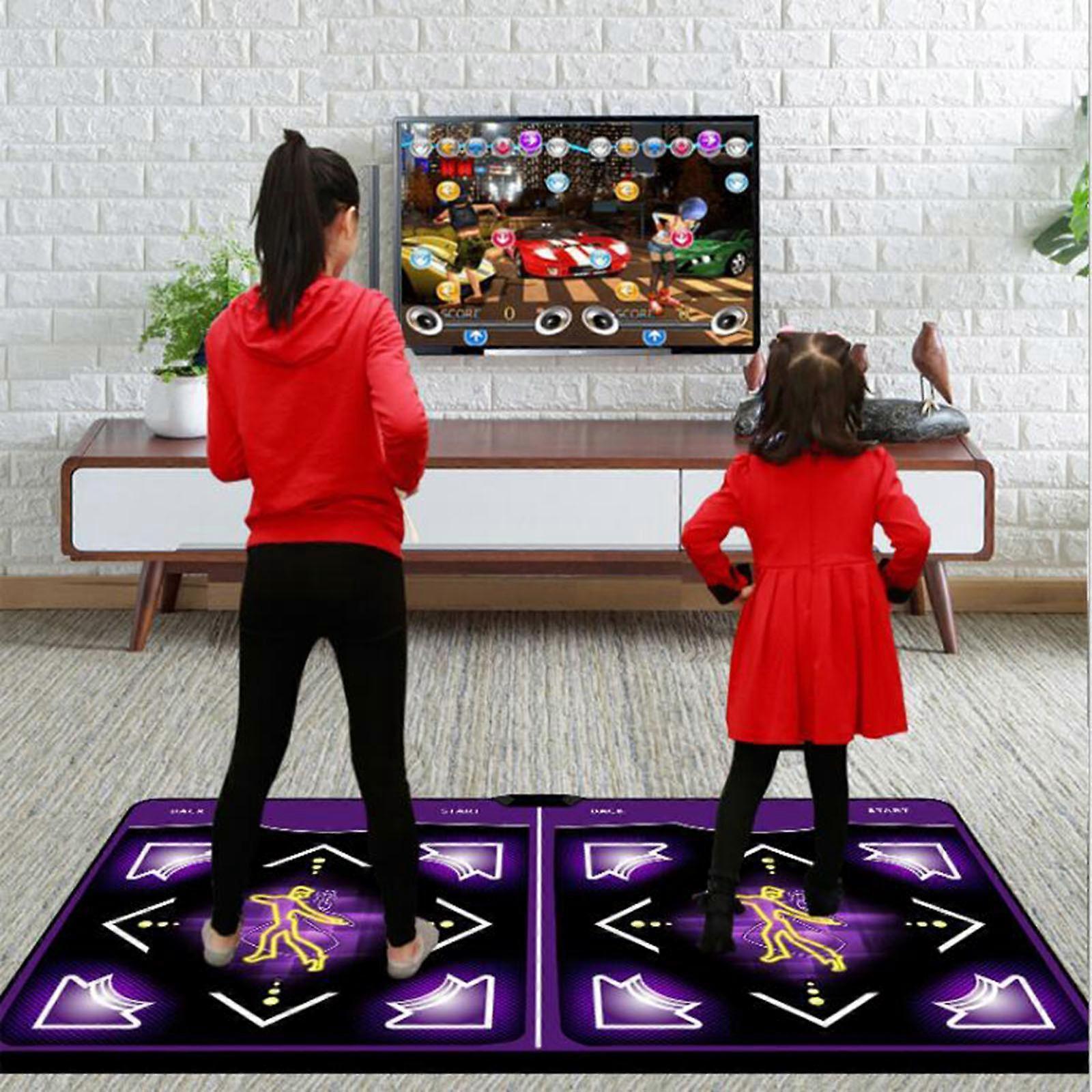 Flye Double User Dance Mats Non-Slip Dance Step Pads Sense Game English For PC TV B