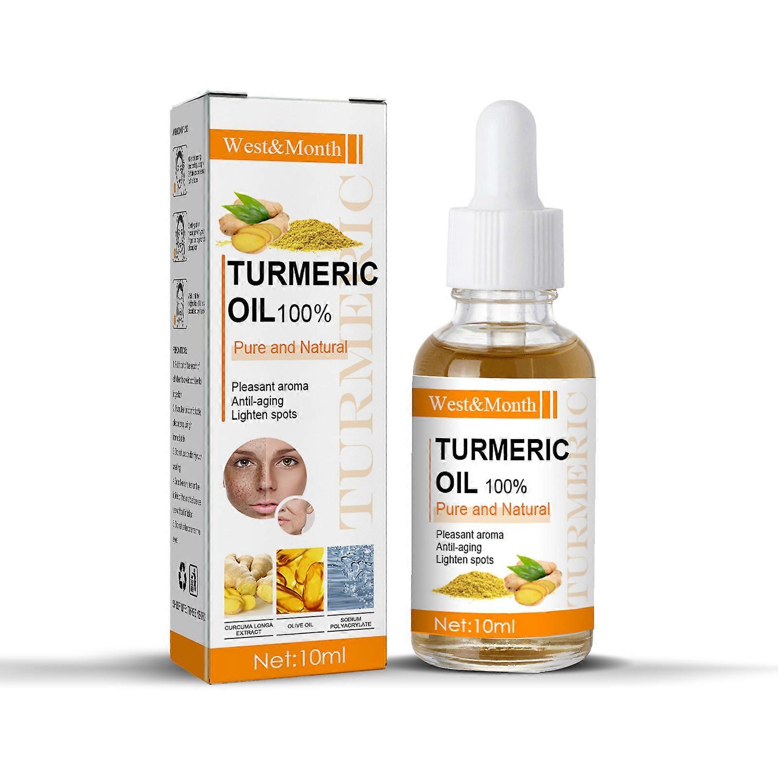 Zhiyi Turmeric Serum for Face Dark Spot Corrector, Face Skin Reduces Hyperpigmentation, Age Spots, Sun Spot, Improve Skin Tone 1pcs