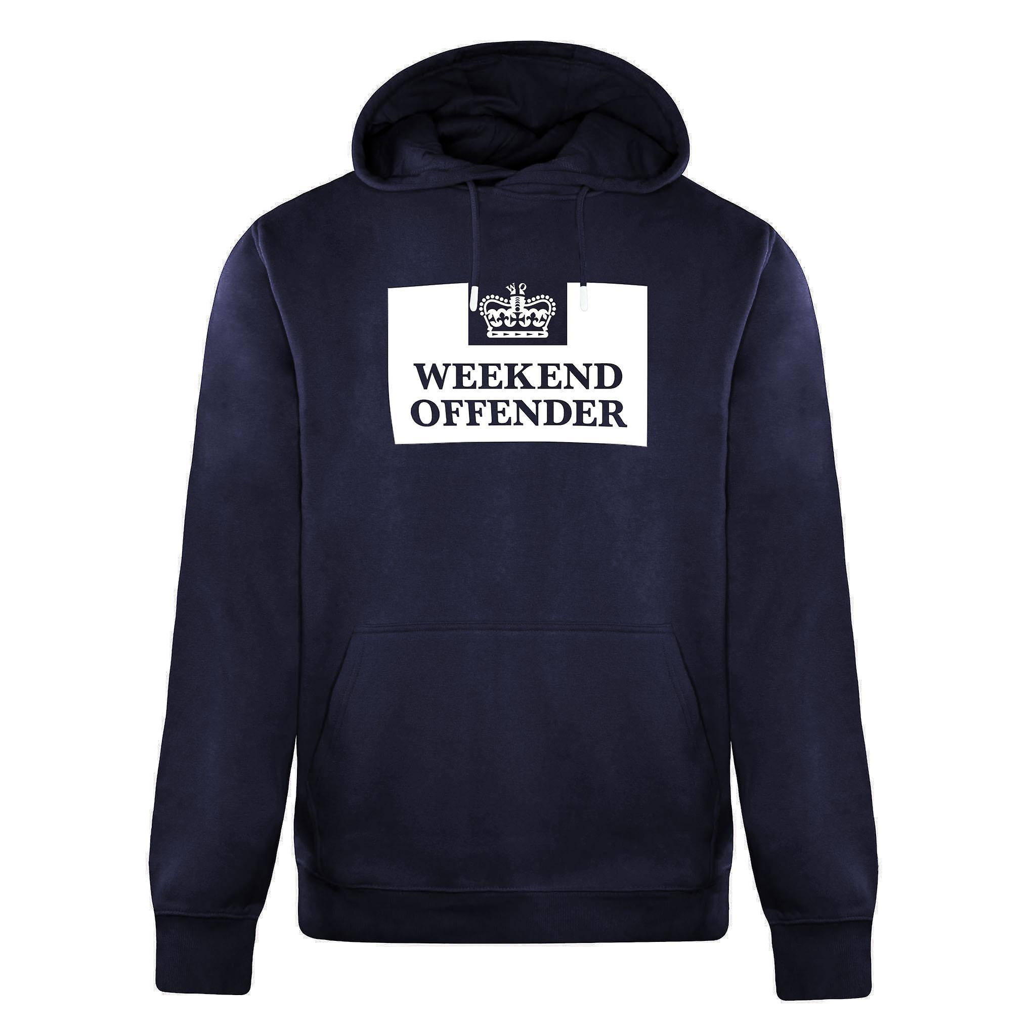 Weekend Offender Long Sleeve  Navy Mens HM Service Classics Hoodie WOHD100 NAVY XS