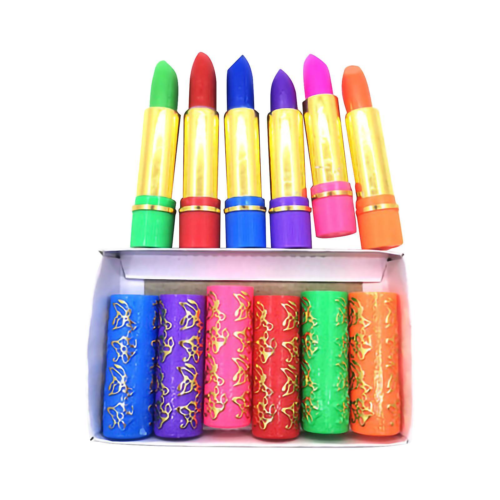 unbrand Color Changing Lip Balm Color Tube Color Changing Lipstick 6PC A