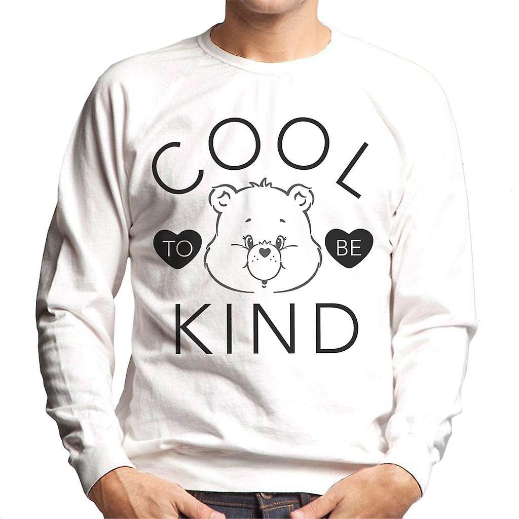 Care Bears Tenderheart Bear Cool To Be Kind Men's Sweatshirt White Medium