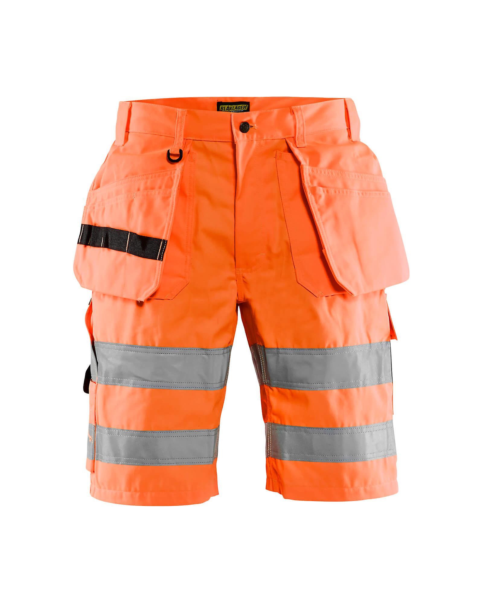 Blaklader 1535 hi-vis work shorts - mens (15351811) Orange