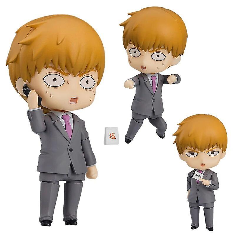 Visgaler 10cm Mob Psycho 100 Anime Figure Reigen Arataka Psychic Xinlong Desktop Pvc Action Figure  Model Doll Collectible Toys For Gifts 18CM 1922...