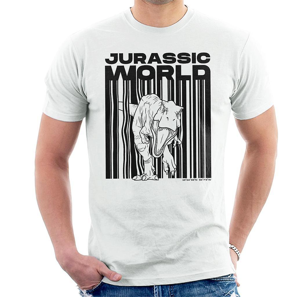 Jurassic Park Jurassic World Tyrannosaurus Rex Men's T-Shirt White Medium