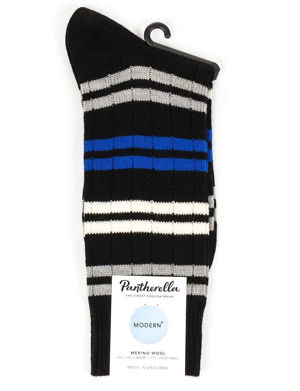 Men's Pantherella Sterne Socks - Black Large