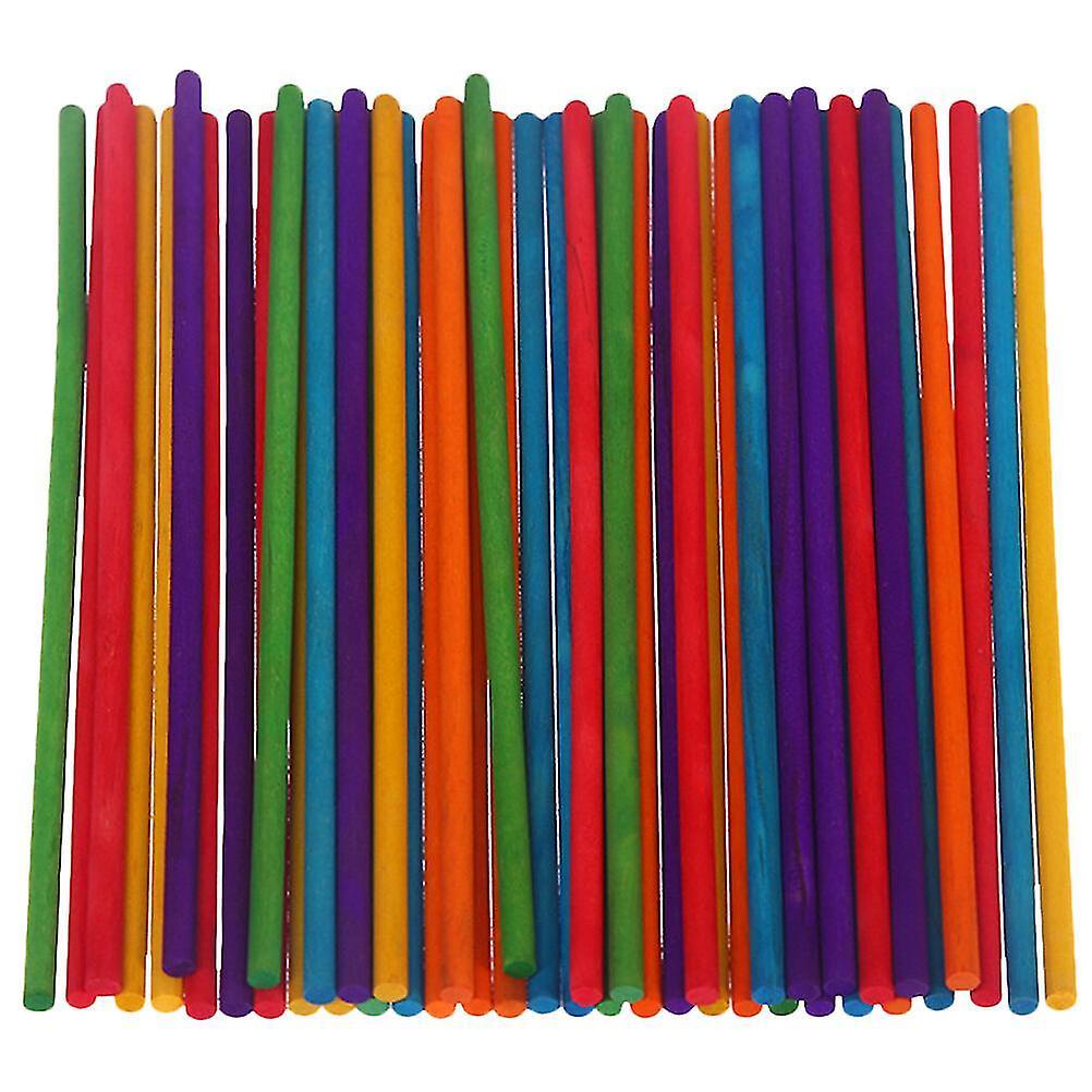 50pcs Colorful Rhythm Sticks Wooden Music Rhythm Sticks Replacement Rhythm Sticks Zekai