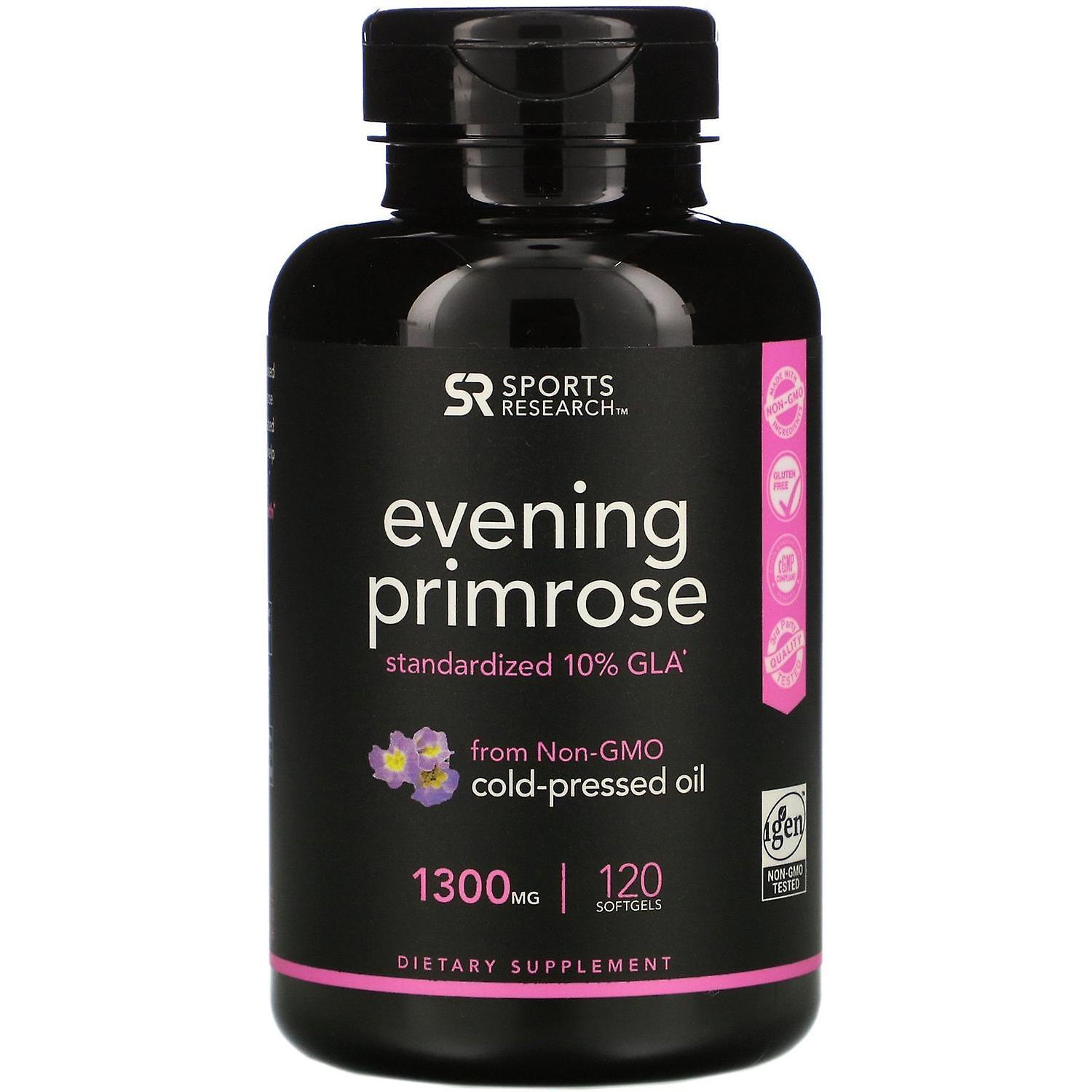 Sports Research, Evening Primrose, 1,300 mg, 120 Softgels