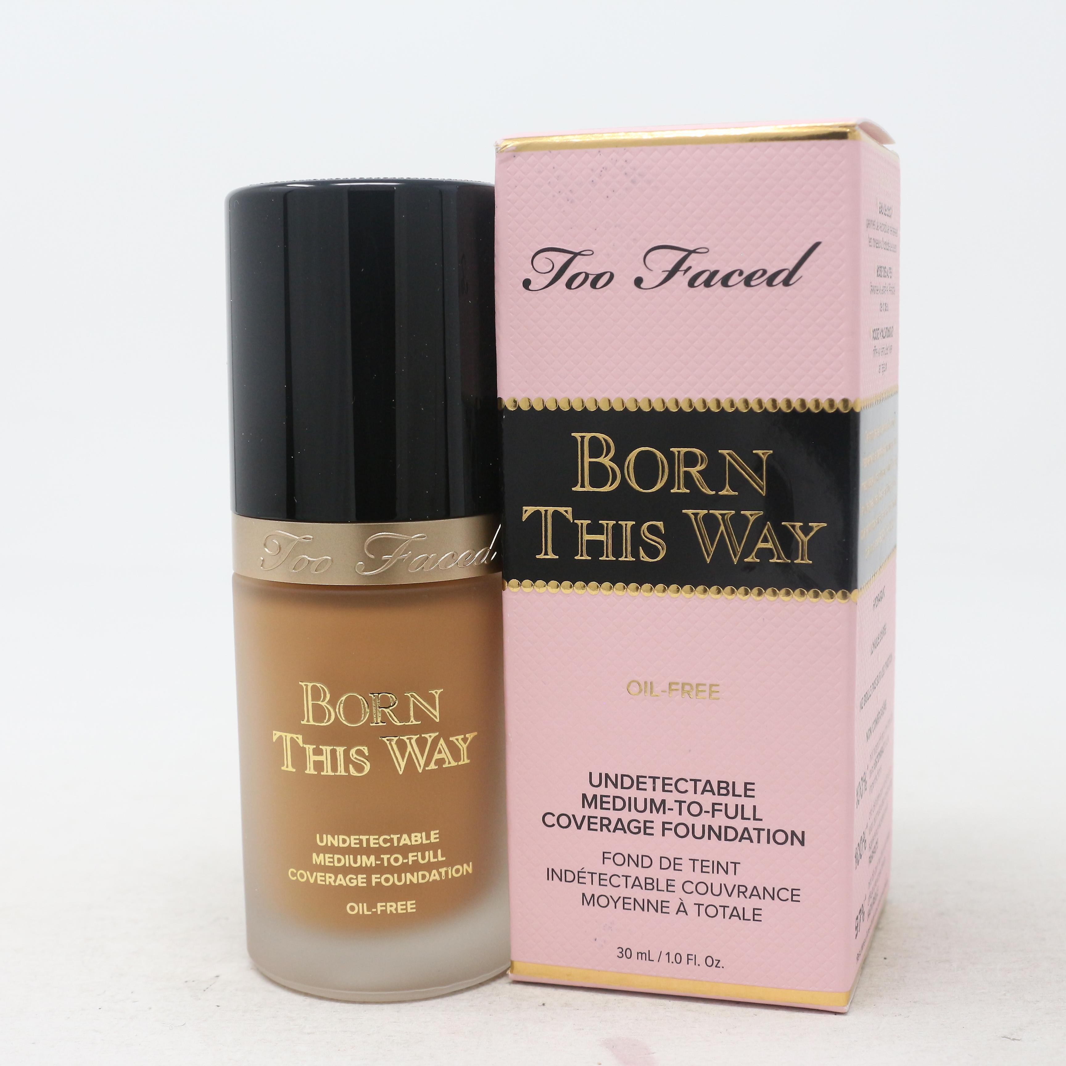 Too Faced Born This Way Oil-Free Foundation 1.0oz/30ml New In Box Almond 1.0 oz