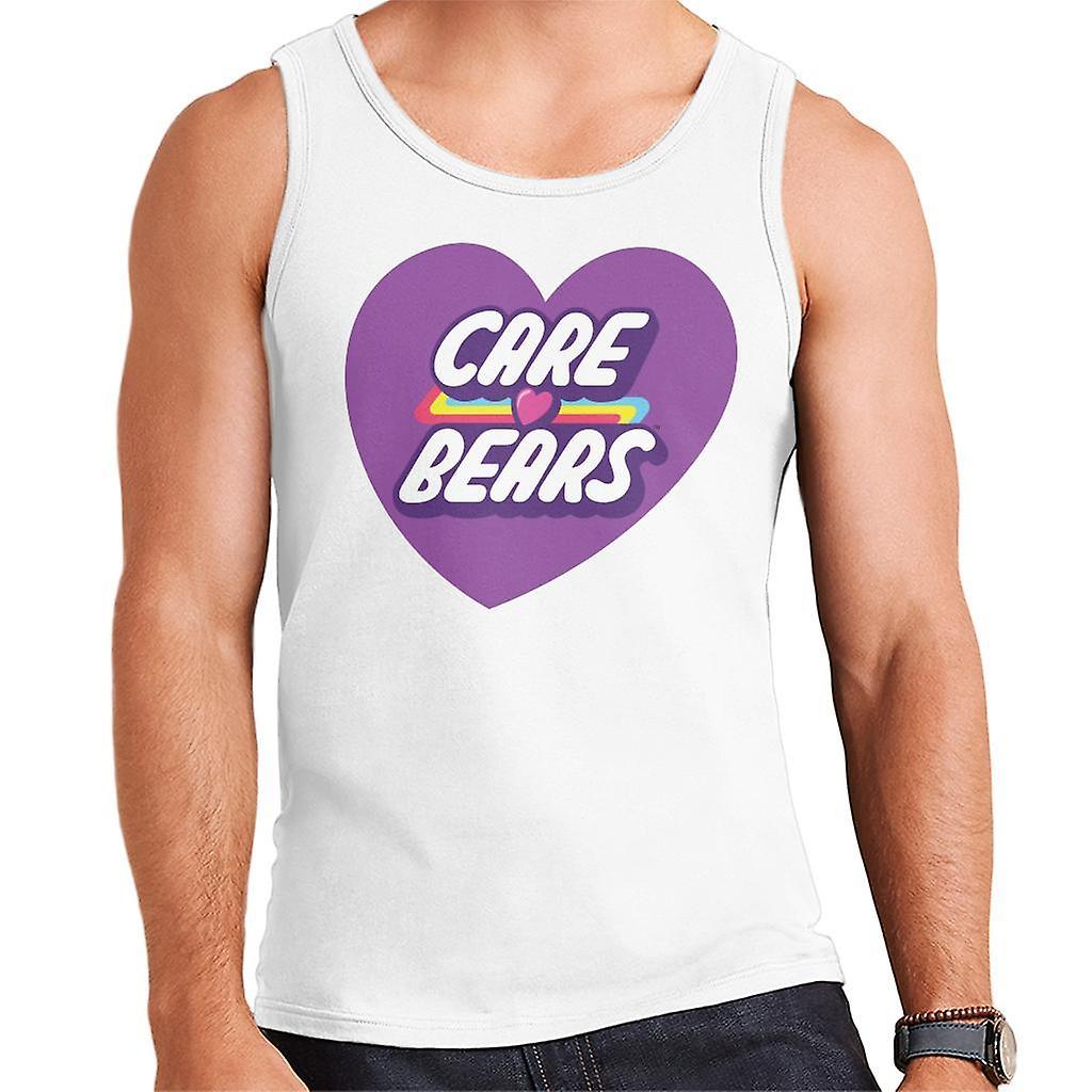 Care Bears Unlock The Magic Purple Heart Men's Vest White XX-Large