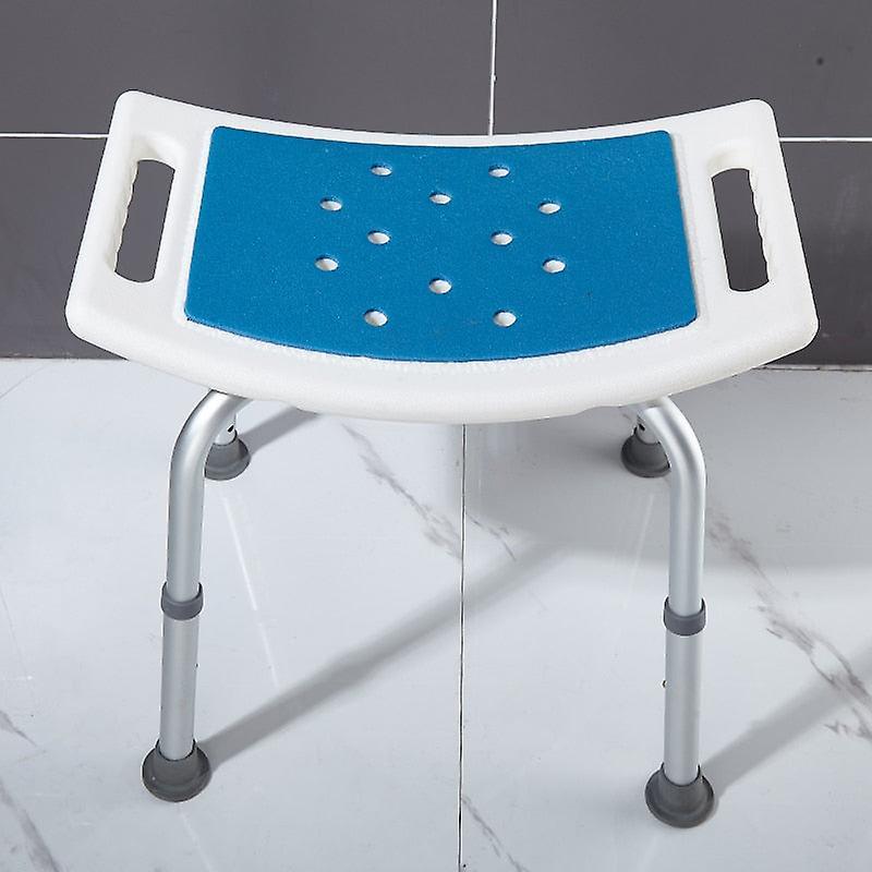 Slowmoose Bathroom Shower Stool - Adjustable Height Chairs Without Backrest