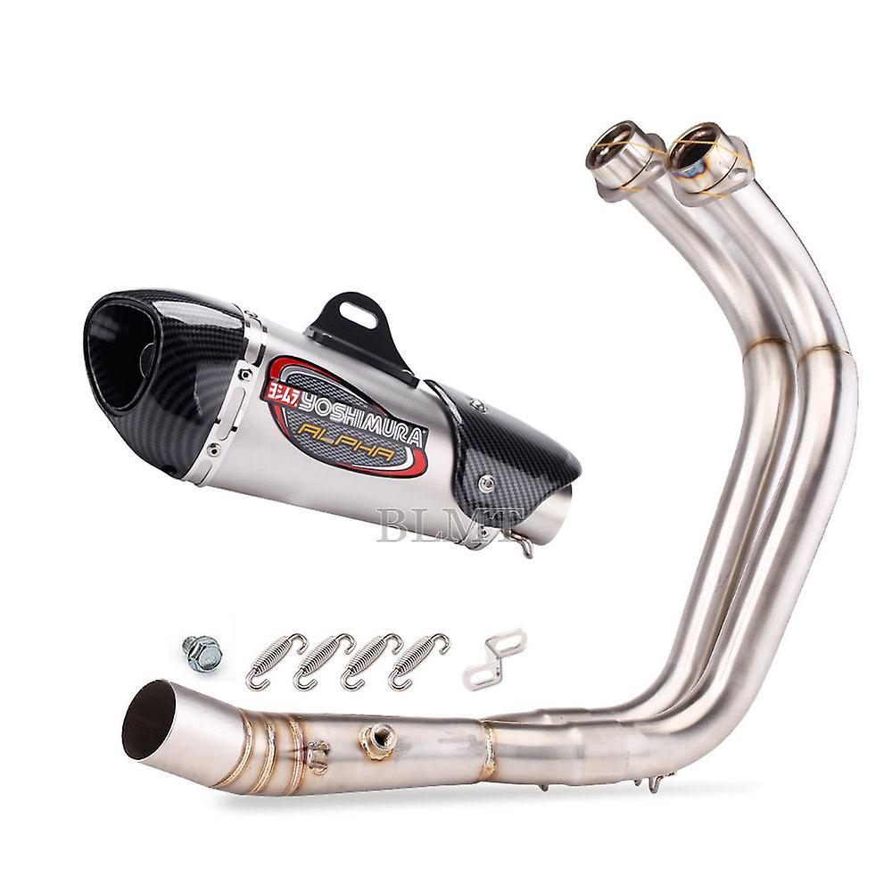 Arysiedder For Yamaha MT-07 FZ-07 MT07 FZ07 XSR700 2014-2023 Motorcycle sc Exhaust Front Pipe yoshimura Muffler System  Escape A7