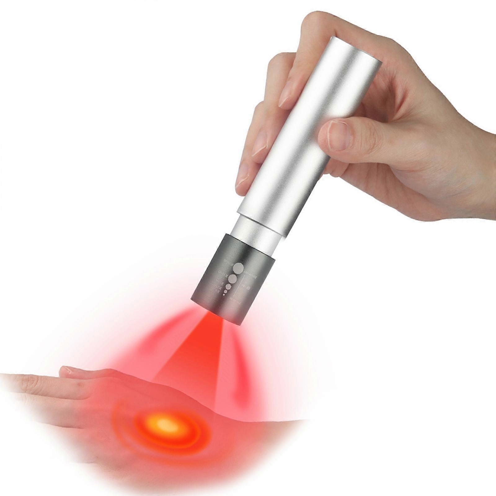 Unbrand 660nm LED Red Light Infrared Therapy Device Flashlight for Pain Relief Skincare