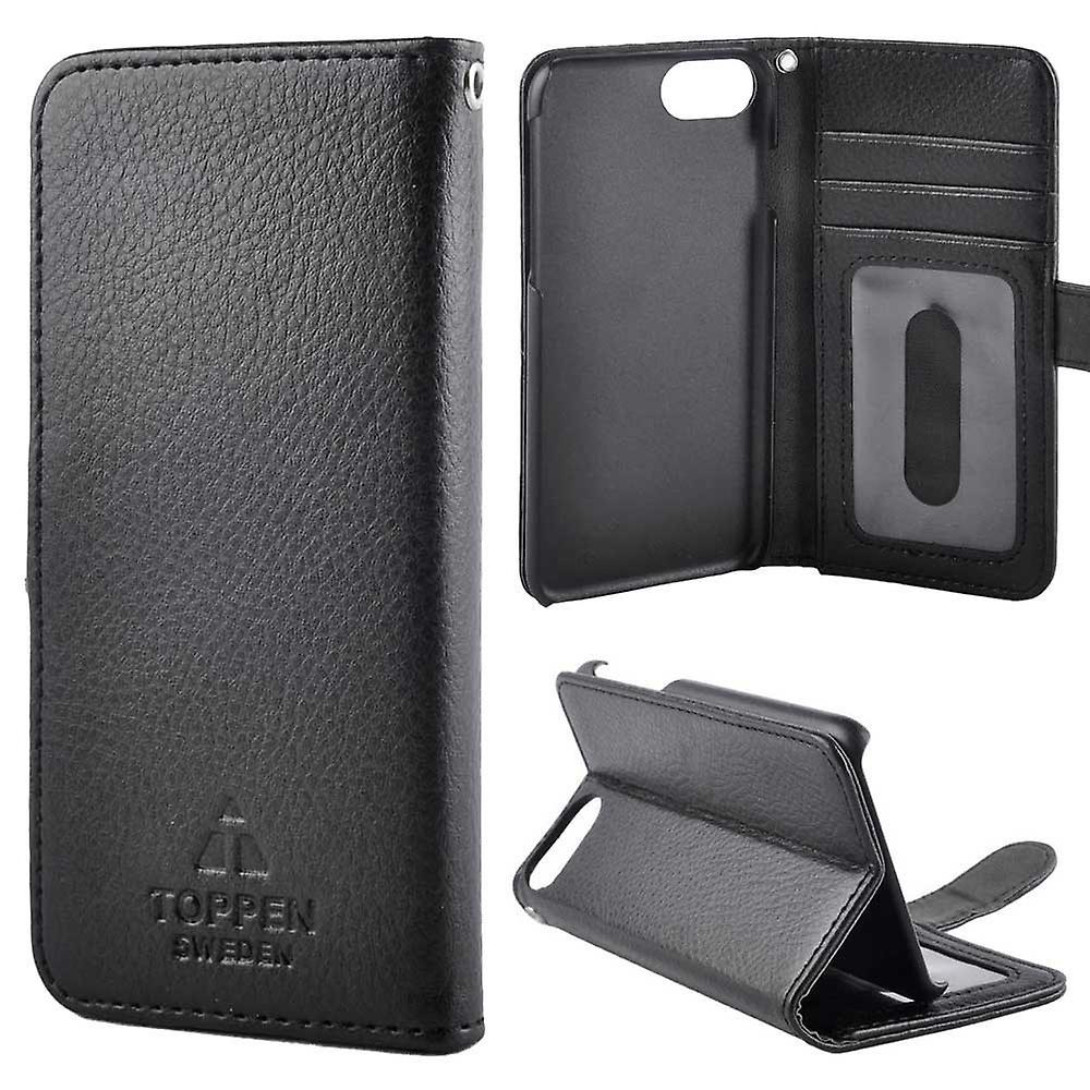 TOPPEN SWEDEN TOP Left-Handed Wallet Case iPhone 6S/7/8/SE 2020/2022 Black