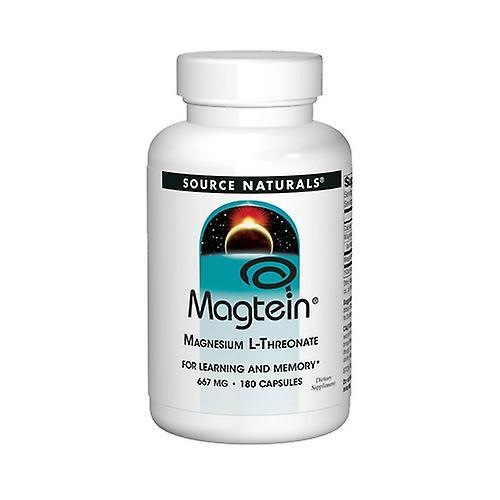 Source Naturals Magtein, 180 Caps (Pack of 1)