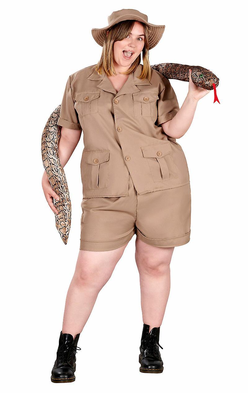 Orion Costumes Women's Safari Lady Plus Size Movie Fancy Dress Costume Khaki 3XL