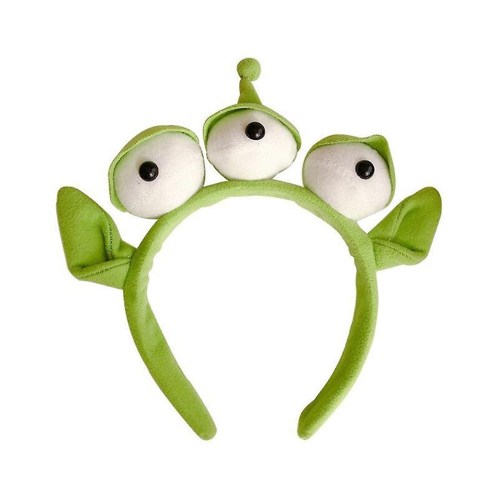 Vicbuy Adults Unisex Alien Headband For Toy Story Cosplay Props Stretchy Plushy Hair Accessories For Face Washing Shower Beauty Skincare