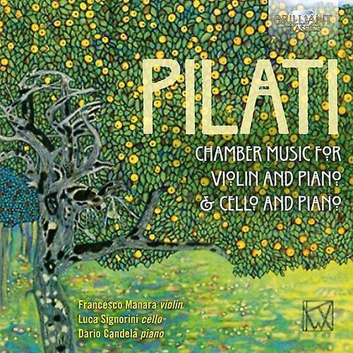 Brilliant Classics Pilati / Manara / Candela - Chamber Music for Violin / Cello & Piano  [COMPACT DISCS] 2 Pack USA import