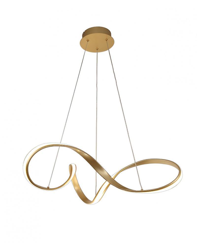 Volani Erika Large Pendant, 42w Led, 3000k, 2513lm, Sand Gold, 3yrs Warranty