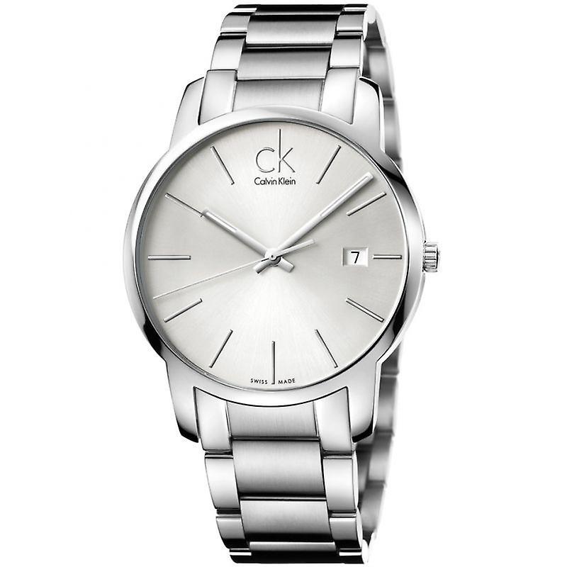 CK Calvin Klein K2g2g146 City Date Mens Watch Silver One Size