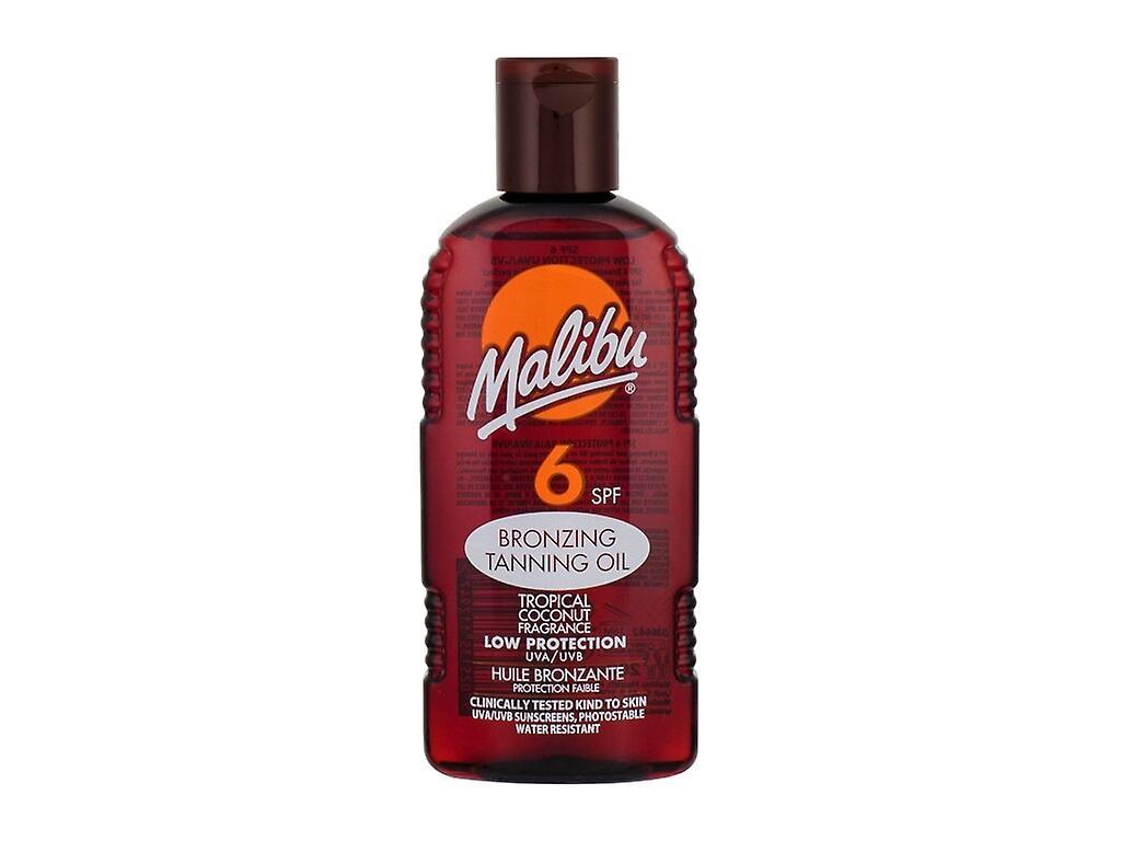 Malibu - Bronzing Tanning Oil SPF6 - For Women, 200 ml