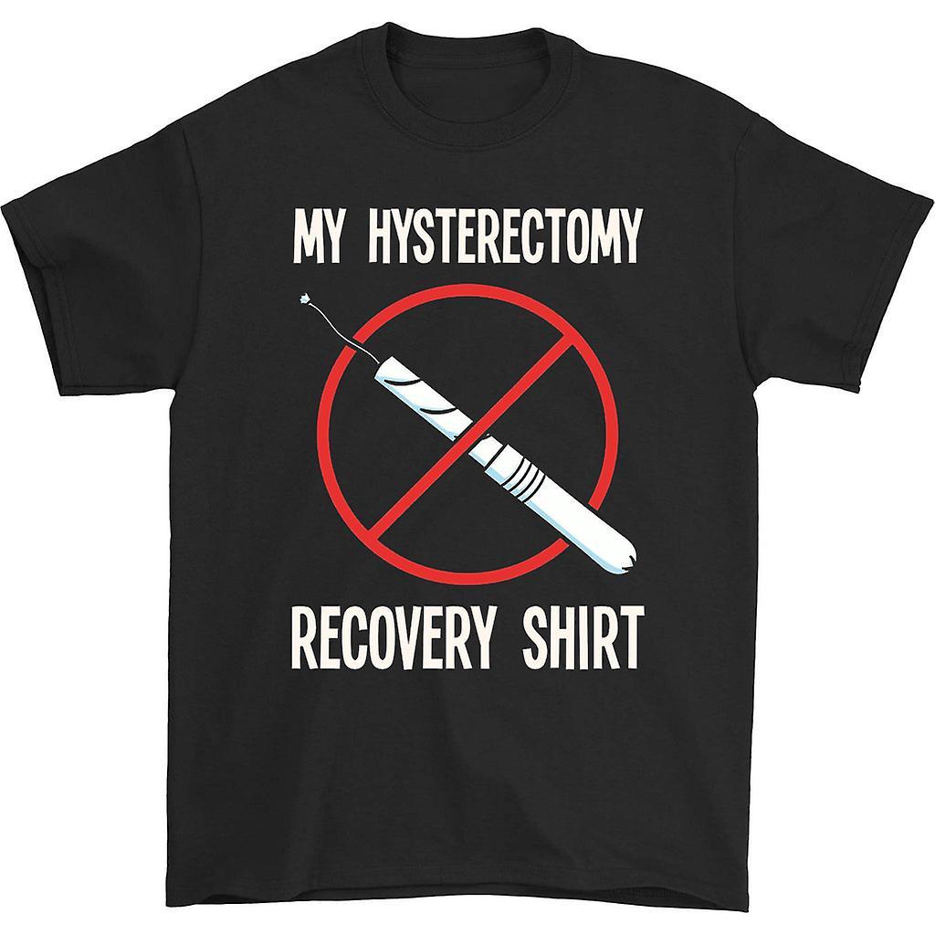 HISHARK My hysterectomy recovery t-shirt black M