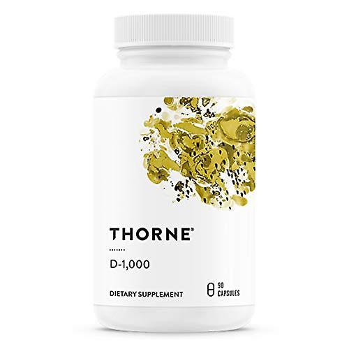 Thorne vitamin d-1000 - vitamin d3 supplement 90 capsules