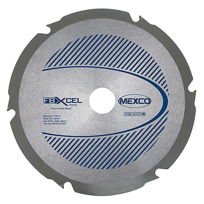 Mexco 216mm X 2.4mm X 6T Fibre Cement Board PCD Diamond Blade