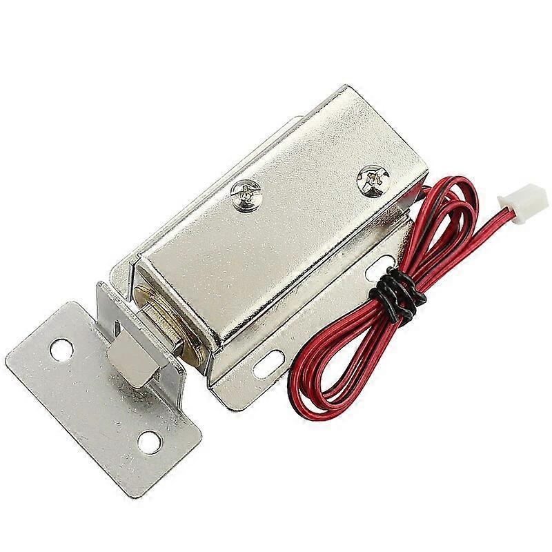 Redkid Mini electromagnetic lock DC12V small electric control lock cabinet electronic lock door lock solenoid electric lock LY03A and Buckle