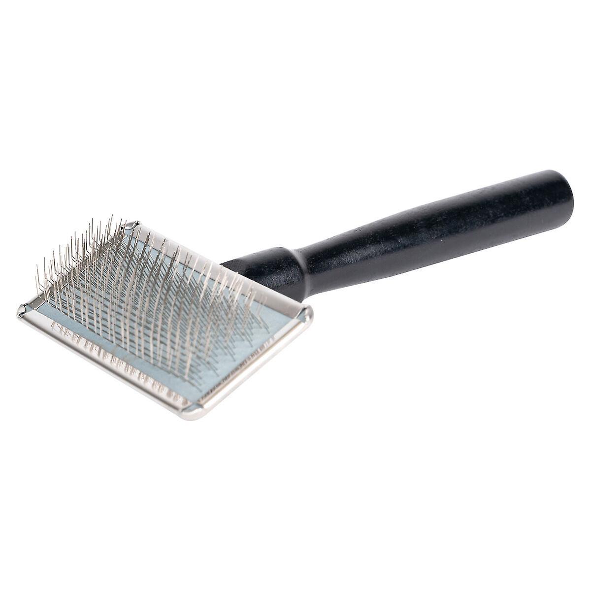 Yento Show Coat Slicker Brush with Extra Long Handle for Removing Tangles Does not apply Triangular