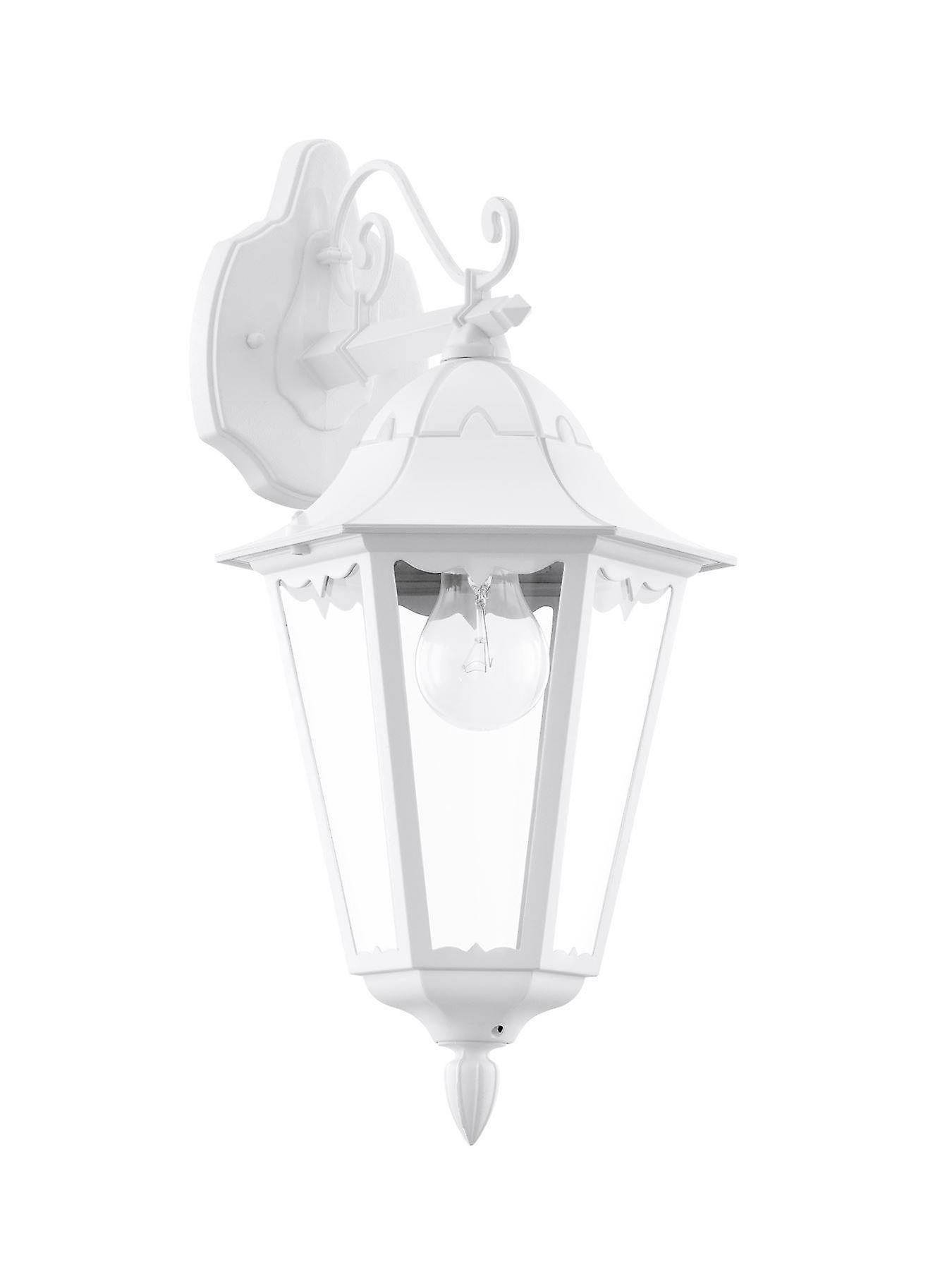 Eglo Lighting Navedo 1 Light Outdoor Wall Lantern White IP44, E27