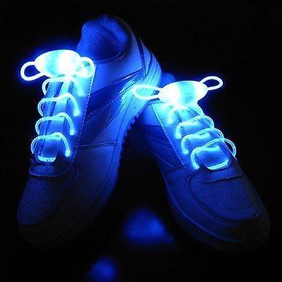 Slowmoose Glow In The Dark, Led Luminous Shoelace LED Blue