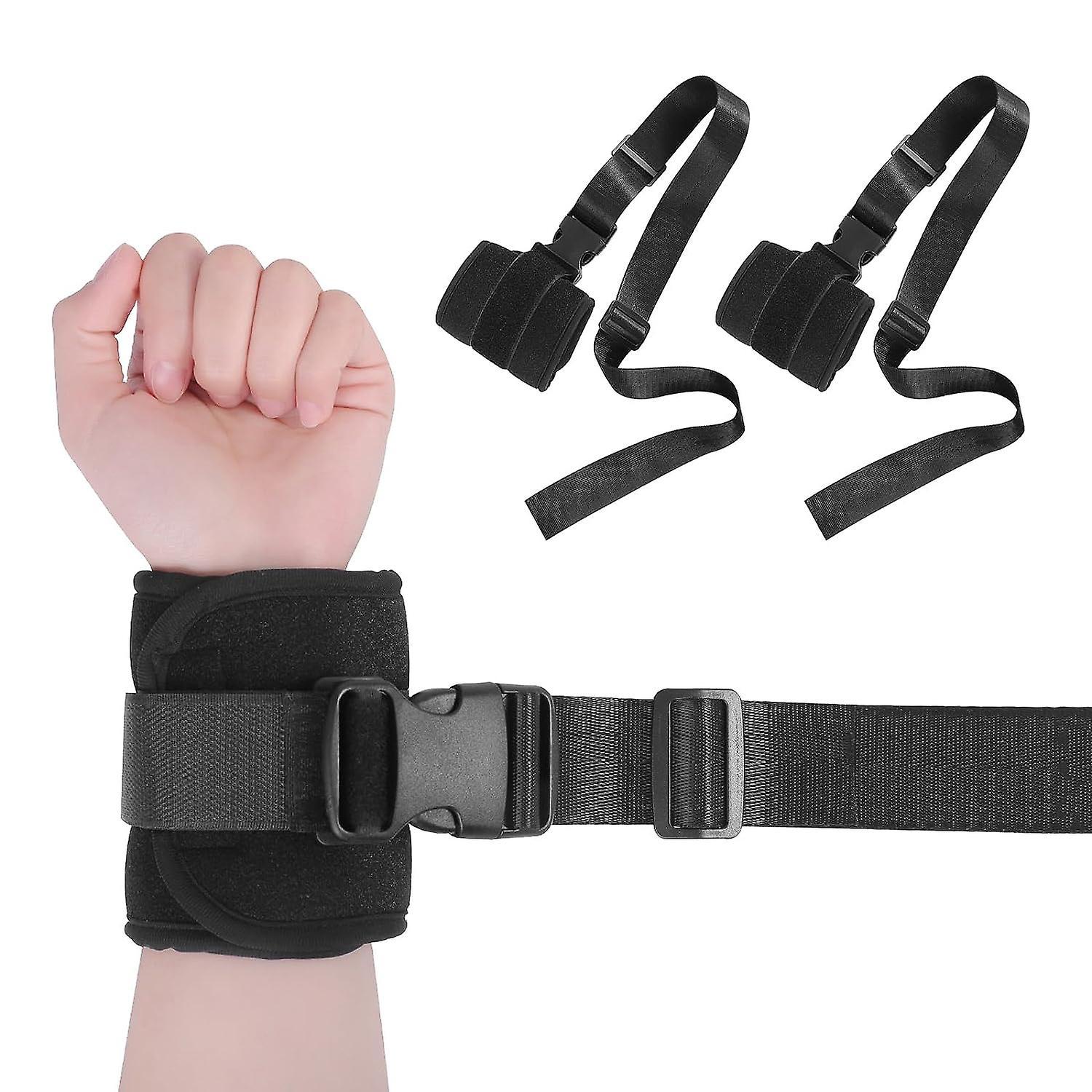 Heyone Patient Medical Restraints with Quick Release Buckle, Restraints Belts for Wrists or Ankles, Limb Holder Movement Limited Ties for Hands and...