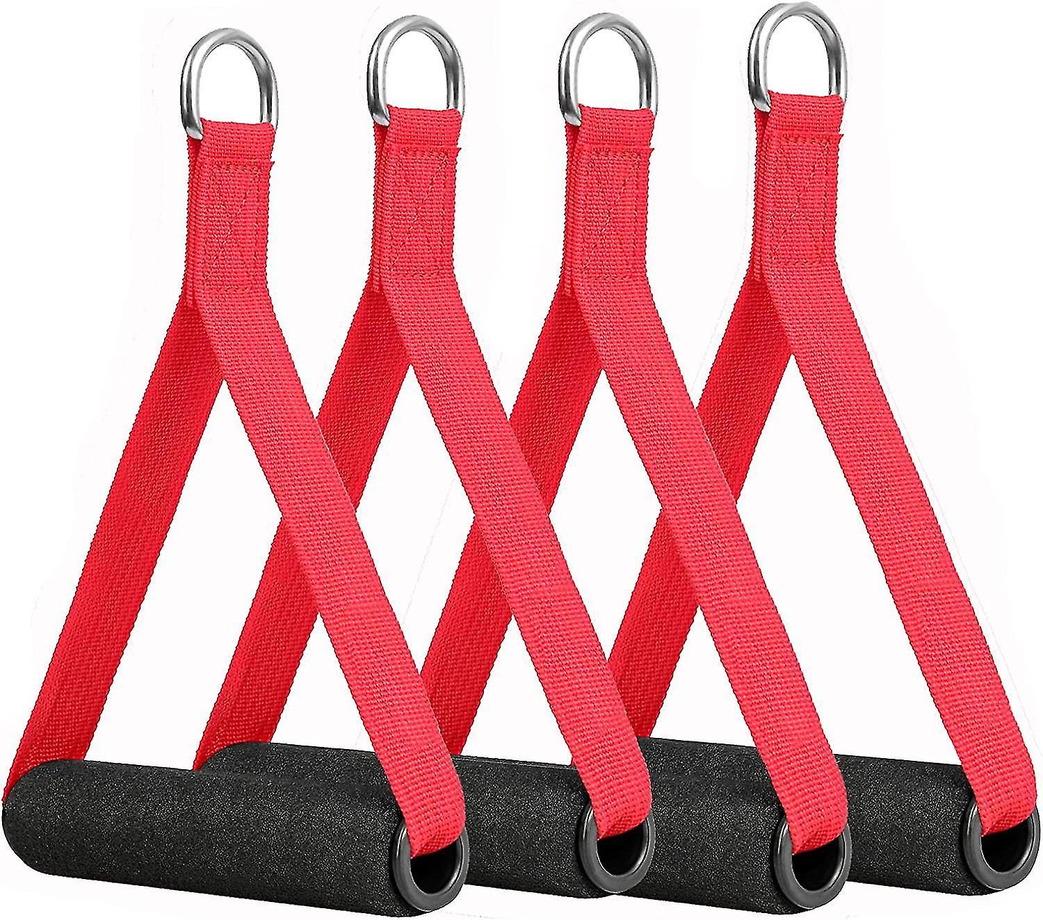 Cheese 4pcs Pull Handles Resistance Bands Upgrade 2.0, Foam Handle Replacement Fitness Equipment For Yoga, Strength Training