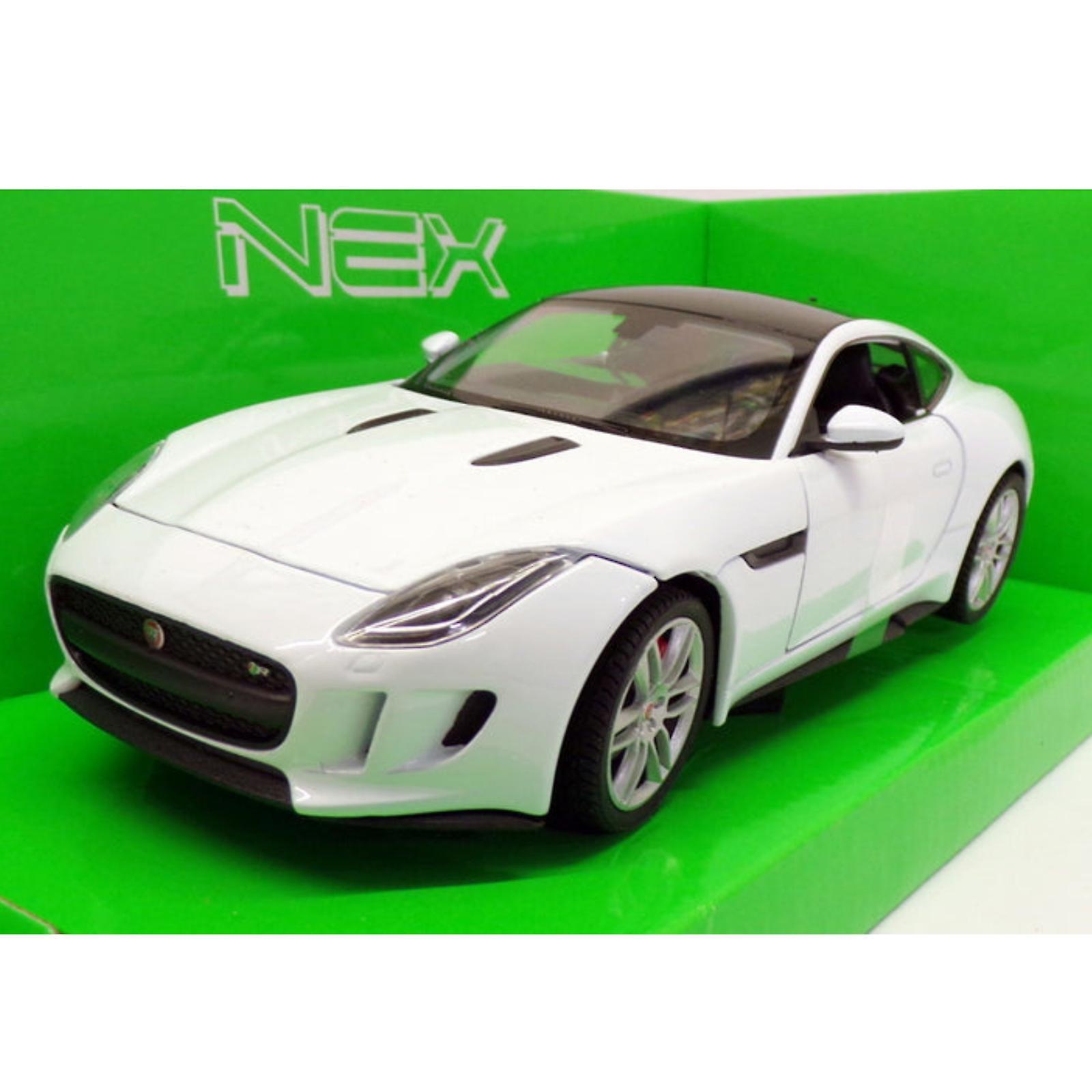 Jaguar F-Type Coupe Diecast Model 1:24 scale White Welly