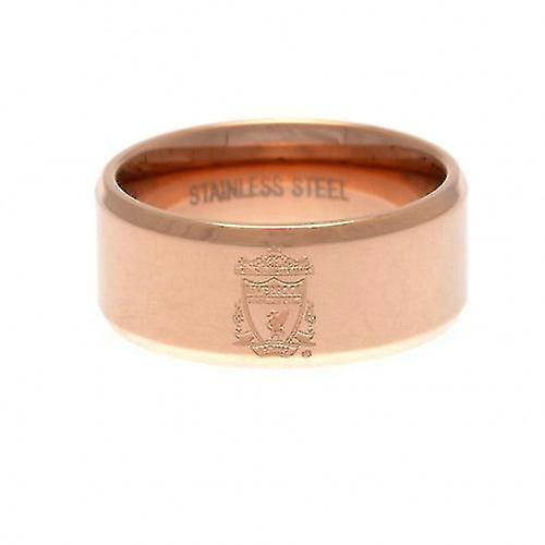 Liverpool FC Rose Gold Plated Ring S