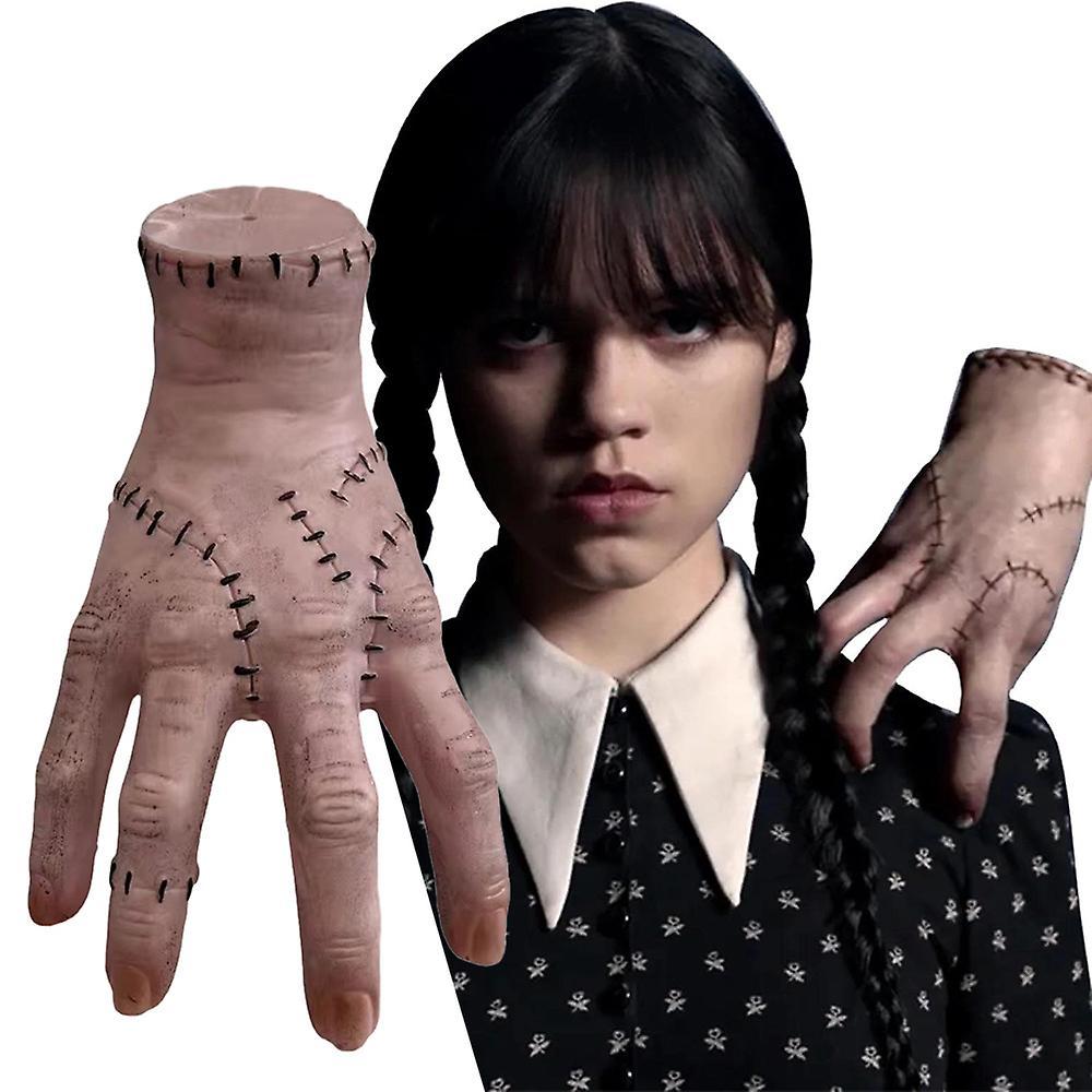 Shinestar Wednesday Addams Family Thing Hand Ornament Halloween Scary Cosplay Props Decoration