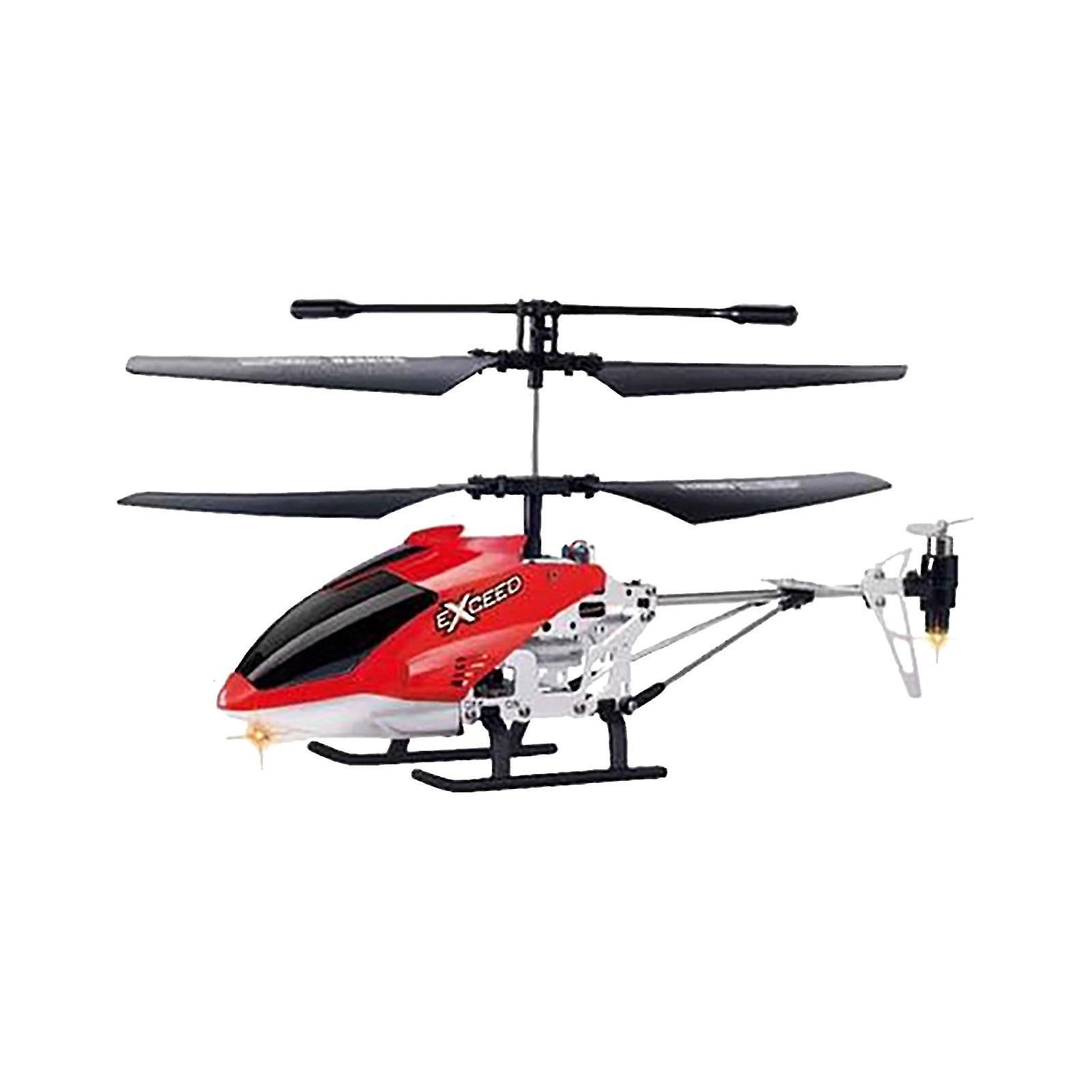 Exsha Remote Control Alloy Mini Helicopter With Gyro And Led 4ch Rc Helicopters D