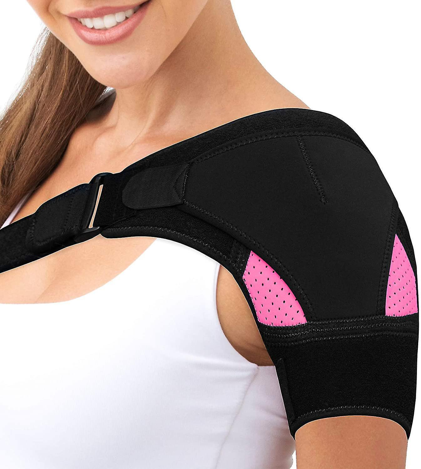 Wfuo Shoulder Brace Compression Support For Torn Rotator Cuff And Other Shoulder Injuries