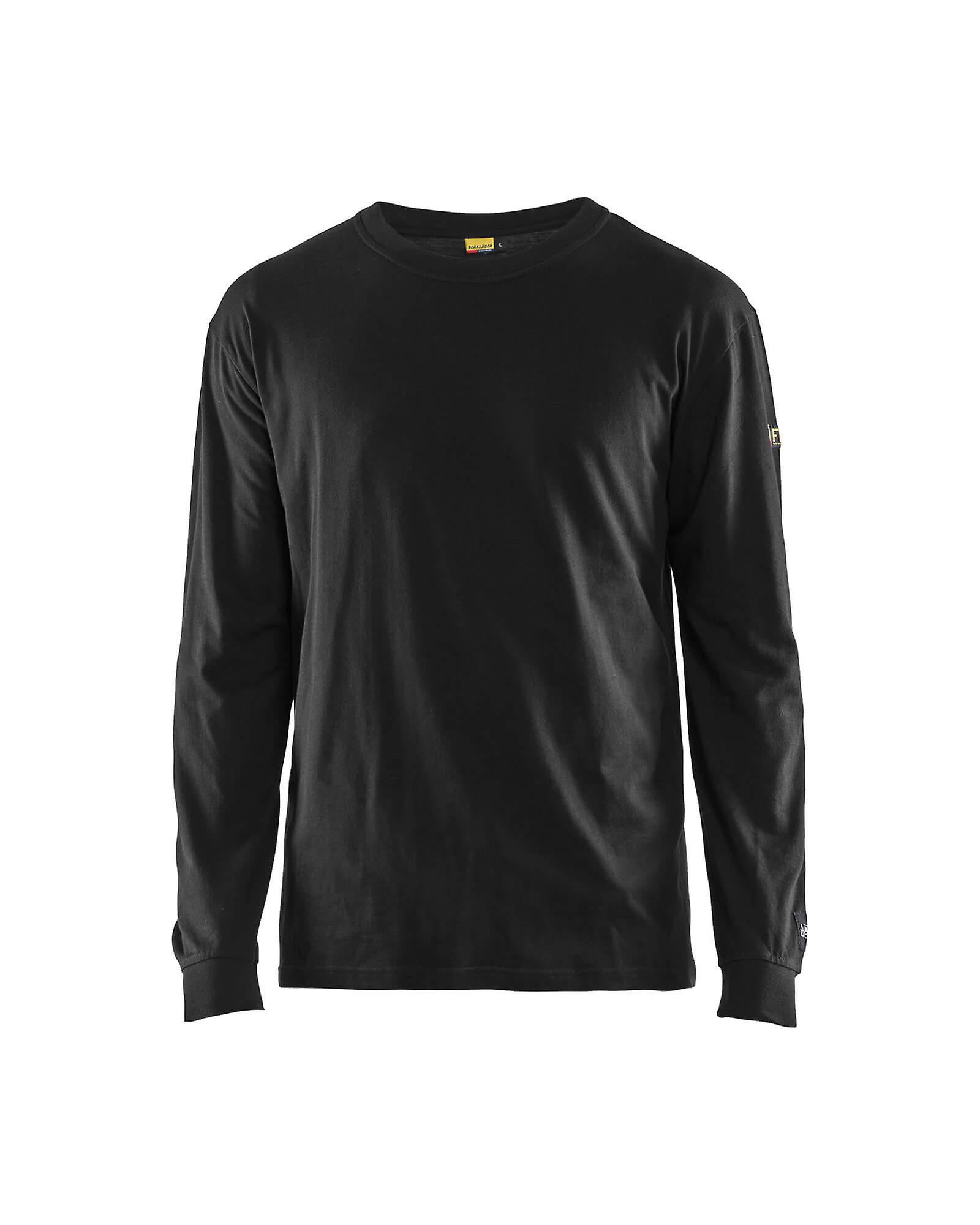 Blaklader 3483 long-sleeve t-shirt flame-retardant - mens (34831737) Black S