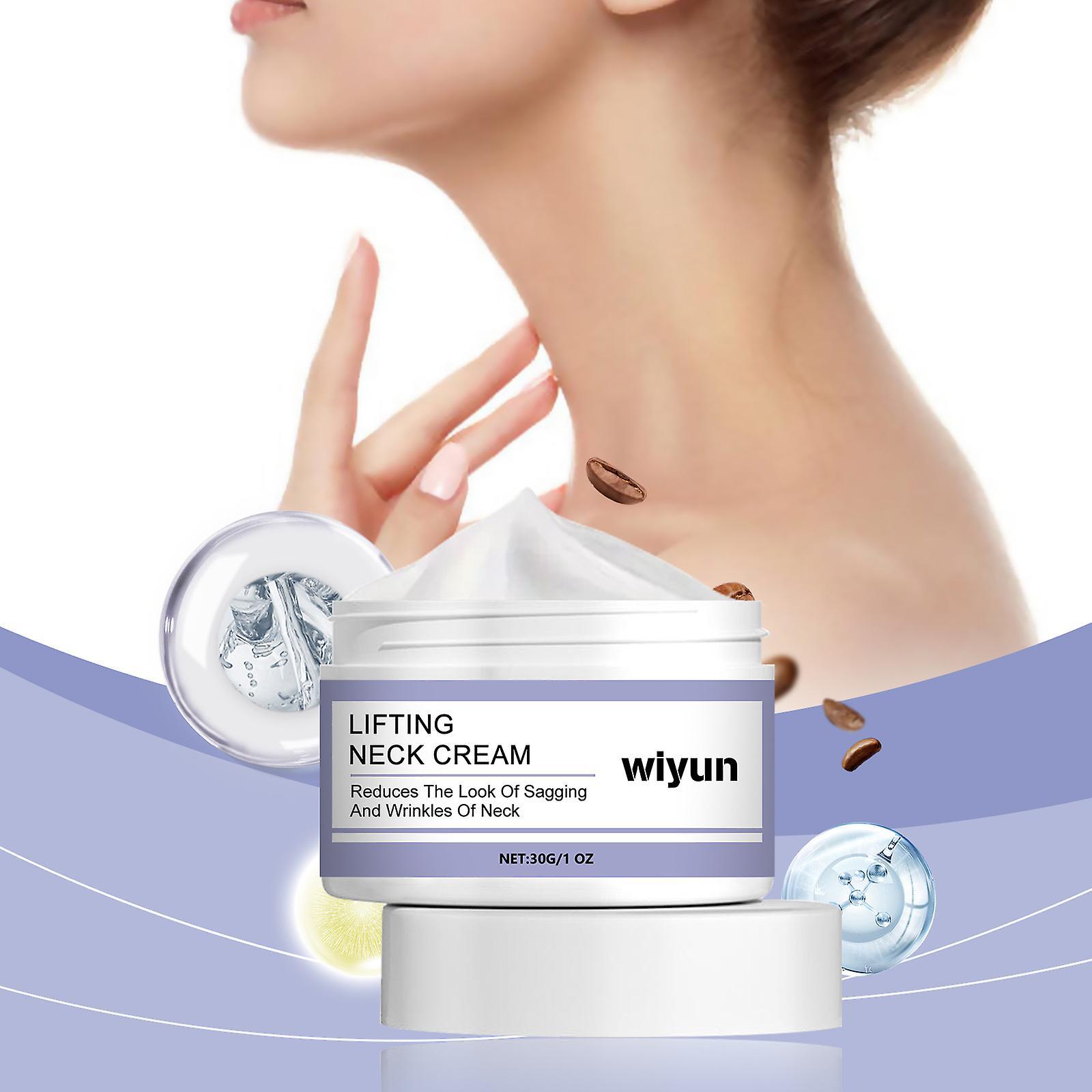 Fongwan Neck firming cream, lift and tighten, moisturize and moisturize, anti-wrinkle and fade neck wrinkles neck cream, for skin massage care 1pc