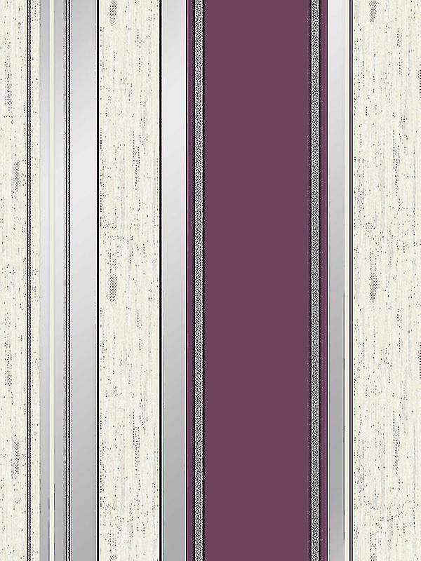 Preferred Classic Stripe Wallpaper (4 Colors Available) Plum