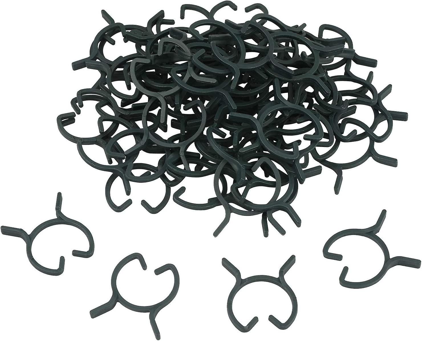 unbrand Pack Of 100 Garden Plant Clips Ideal For Securing Plants To Supports