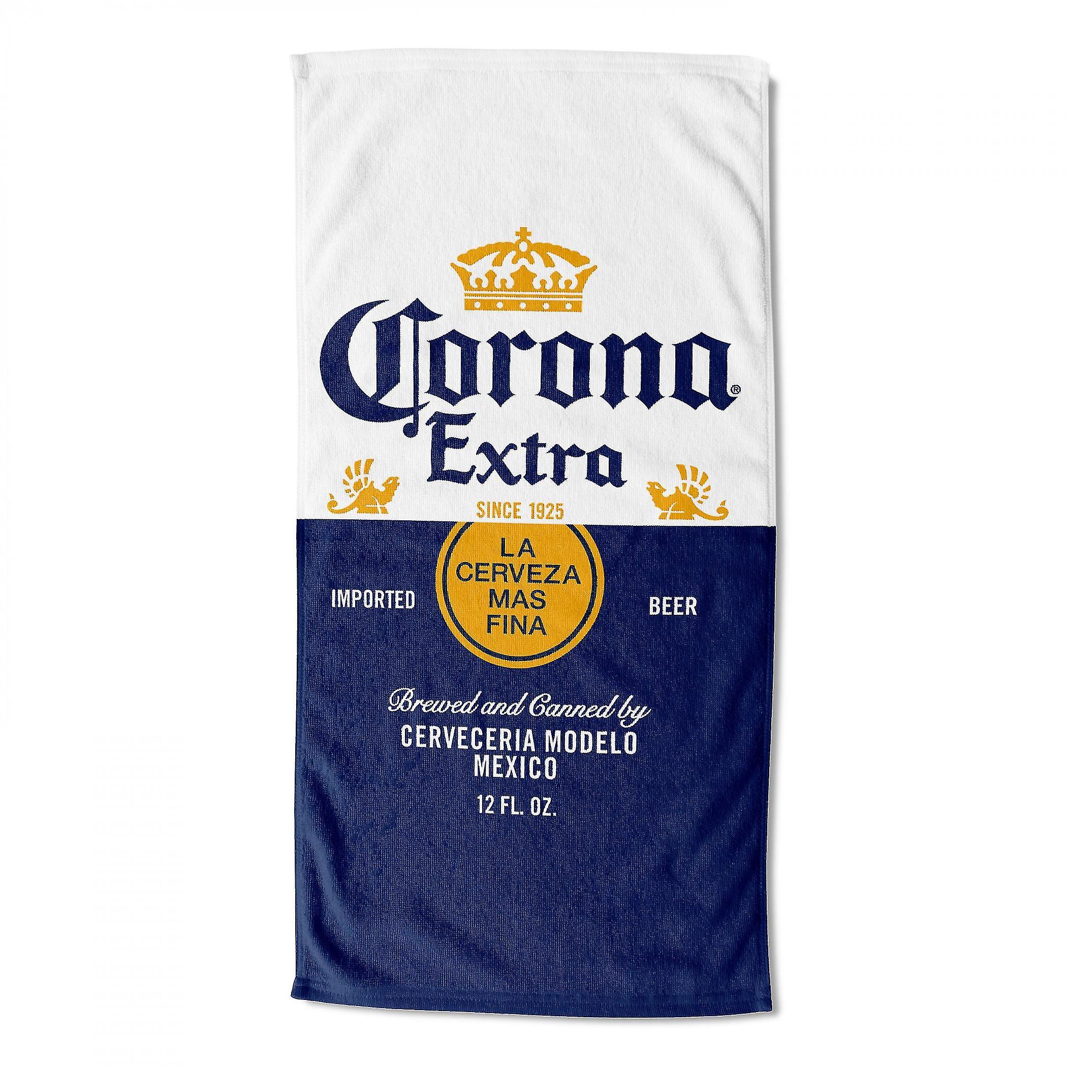 Xmaid Corona Extra Bottle Label 30"x60" Beach Towel