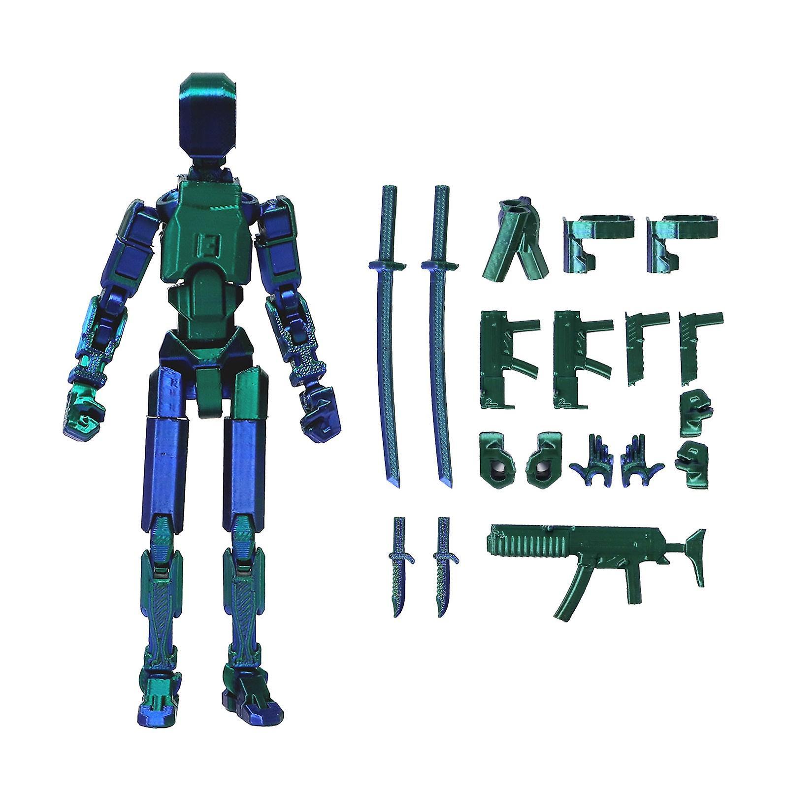 Kakanwo Action Figure Printed Action Figure 13 Joint Robot Dummy Action Figure D One Size