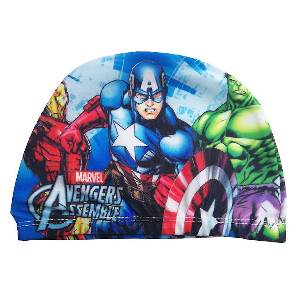 Manchalk 2024 Hello Kitty/Snow White/Frozen/The Avengers/Minnie Mouse/Lightning McQueen/Spiderman Kids Boys Girls Swimming Hat Cartoon Fabric Swim ...