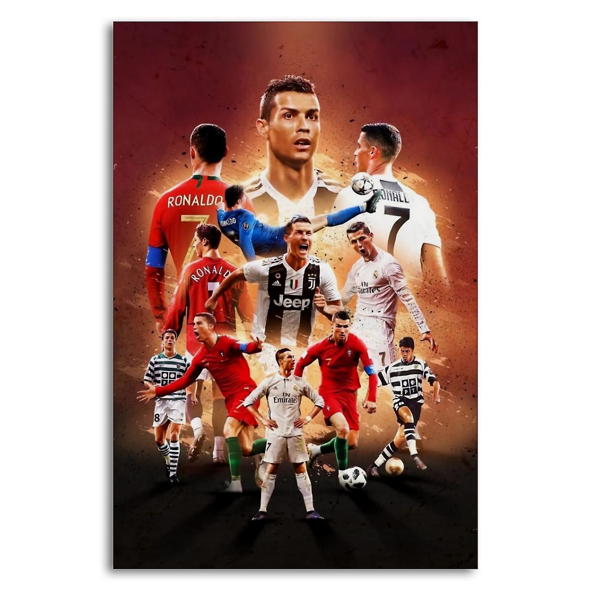 Gamurry Football Star Cristiano Ronaldo Portugal Cover Canvas Poster Bedroom Sports Landscape Office Room Perfect for any Room Decor Gift Posters (...